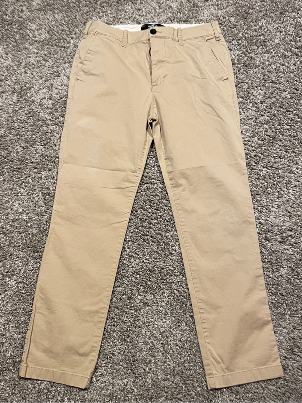 Hollister Men's Tan Chino Pants - Straight Leg